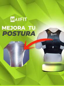 MAXFIT SPORTS HB300 MAXFIT Magnetic Back Vest - Medium Size - Black - View 3