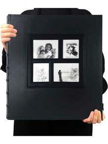 Álbum Fotográfico Para 500 Fotos Set Paquete 1 Piezas - Negro - Ver 3