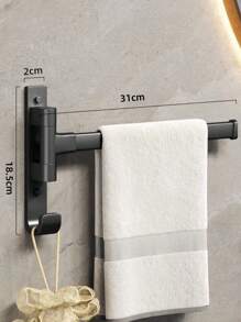 Giá treo khăn tắm - màu đen - Xem 2