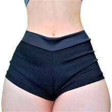 SHORT STRECH LICRA SEXY - Negro - Ver 3