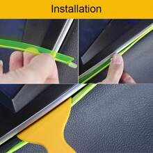 1入組紫色2m車用led內飾彩帶燈,具有usb電源的霓虹閃爍el線燈光套件,可用於車輛裝飾內飾配件 - 紫色 - 查看 7