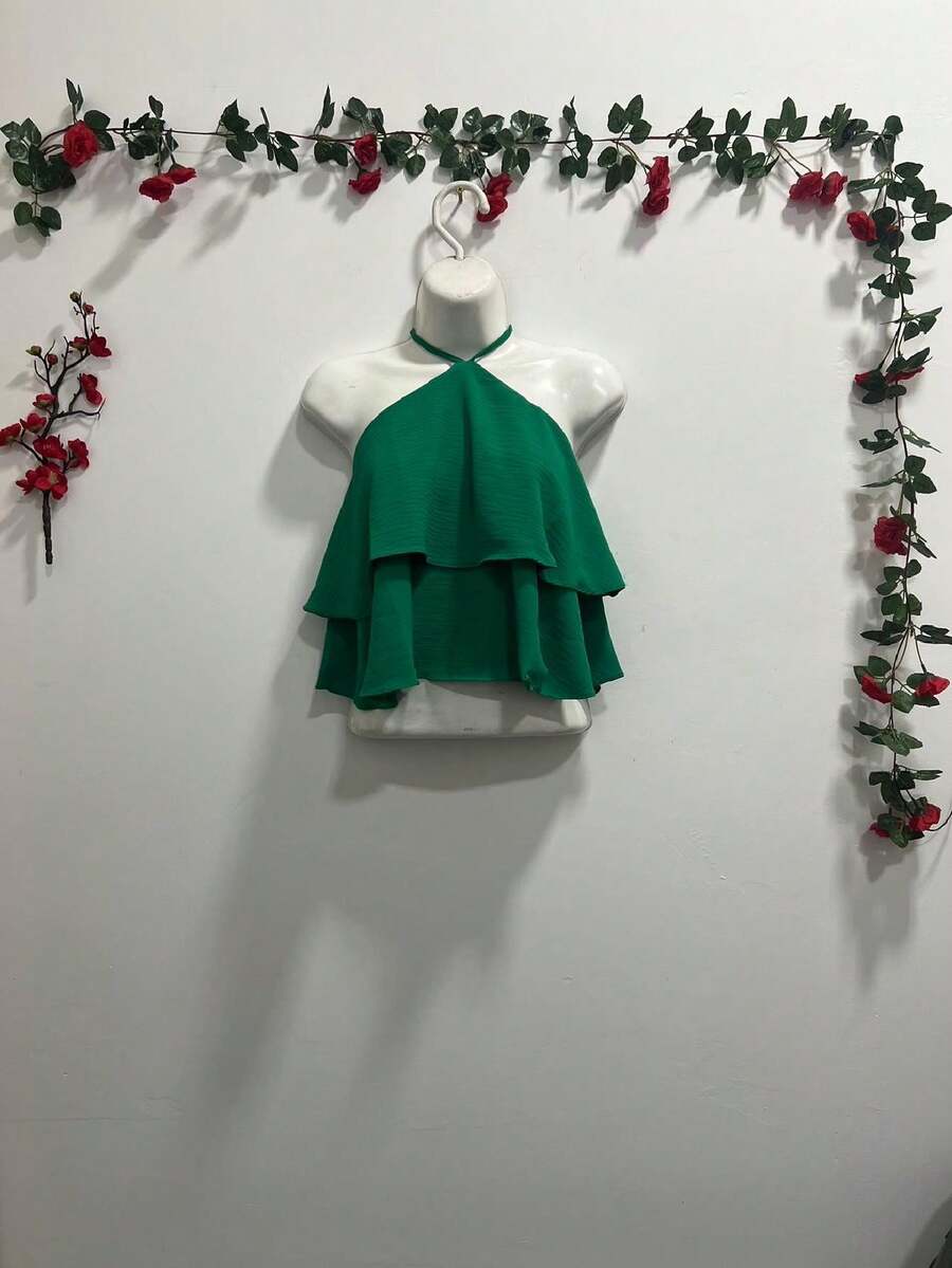 Women Tops - Màu xanh Ô liu - Xem 1