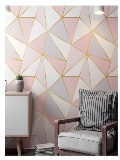 Papel de Parede Autocolante 3D Imitando Madeira – Envelopamento de Móveis e Paredes, 5m x 45cm, Lavável e Fácil de Aplicar