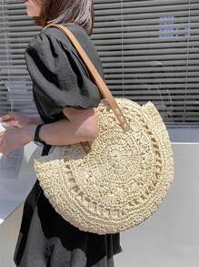 Baila Morena Women Tote Bags - Apricot - View 1