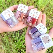 剝離式水性指甲油套裝,快乾持久,送給女孩的理想禮物 - 紫色 - 查看 3