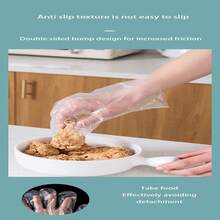 Guantes Desechables De Grado Alimenticio - Blanco - Ver 3