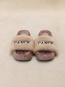 Women's Winter Fashion Thick-soled Furry Slippers For Outdoor & Indoor With Increased Sole And Style