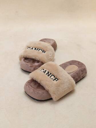 Women's Winter Fashion Thick-soled Furry Slippers For Outdoor & Indoor With Increased Sole And Style