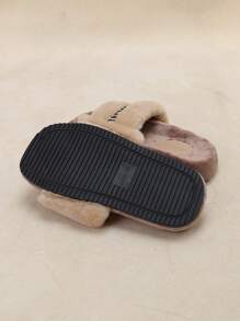 Women's Winter Fashion Thick-soled Furry Slippers For Outdoor & Indoor With Increased Sole And Style