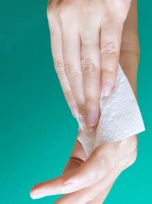 免洗臉巾 - 白色 - 查看 2