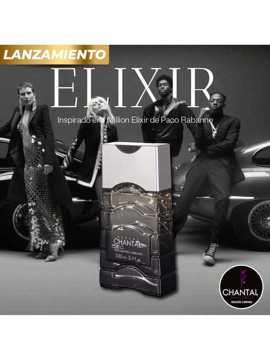 Perfume Para Hombre Elixir By Chantal 100ml / Fragancia para Caballero - Lavanda - Ver 1