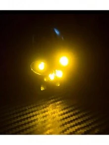 Direccionales De Calavera Para Motocicleta o Motoneta - Negro - Ver 5