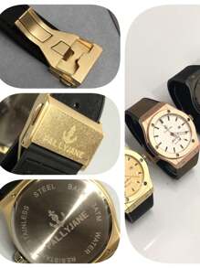 Men's Quartz Watches - Gold - View 3