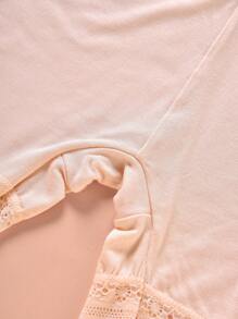 DORSU 3pcs/set Women's Anti-glare Underpants With Lace Edge