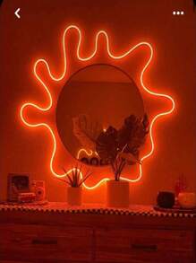 Manguera Tira Neon Led Flexible Luz Calida Con Eliminador - Naranja - Ver 3