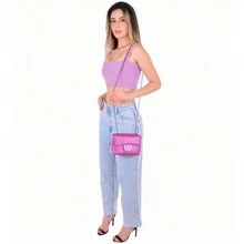 Women Shoulder Bags - Màu Hồng Tươi - Xem 2