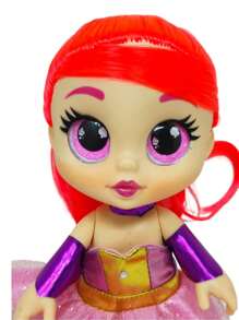 Luli Pampin Baby Fusi Doll - 珊瑚粉 - 查看 3