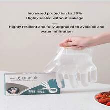 Guantes Desechables De Grado Alimenticio - Blanco - Ver 8