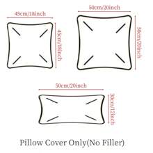 Housse de coussin en velours beige et blanc avec impression sur feuille, taie d'oreiller décorative, design doré, 30x50, 45x45, pour canapé, salon, 1 pièce