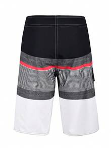 Men's Sportwear Quick Dry Board Shorts with Lining - White - View 6