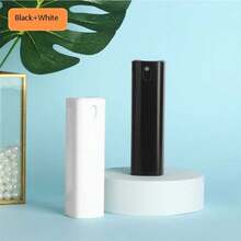 1pc 20ml High-end Perfume Atomizer Bottle For Travel, Refillable Fragrance Spray Bottle With Pipette - Black - View 2