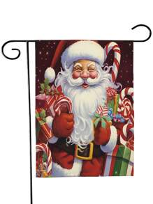 Christmas Series Pattern Digital Printing Garden Flag 1pc - color - View 1