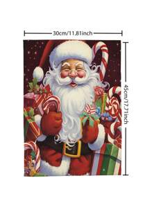 Christmas Series Pattern Digital Printing Garden Flag 1pc - color - View 2