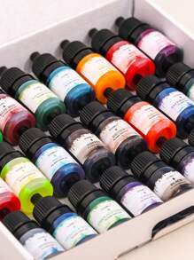 24 色 5 毫升樹脂染料墨水,高濃度顏料,適合 Diy 滴膠 - 彩色 - 查看 2