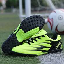 Lightweight Breathable Classic Fashionable Low-Cut Popular Outdoor Sports Students Soccer Training Shoes Ronaldo  Cleats - Green - View 2