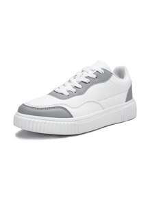 Men's Sneakers, Casual Four Seasons Shoes, Fashionable & Simple With Light-Weight, Comfortable And Non-Slip, Suitable For Sports And Couples, White