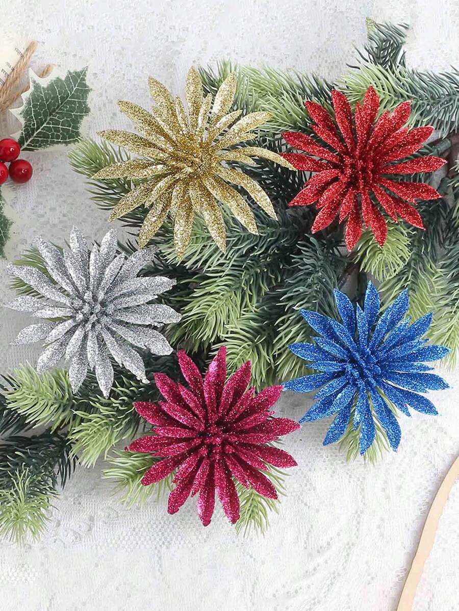 1 Bộ Của 5 Giáng sinh Phối màu Hành Và Bột Có màu sắc Hoa - Pha trộn màu sắc - Xem 1