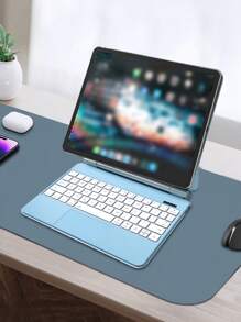 磁吸式蓝牙键盘保护壳，适用于新款 iPad 10.9-11 英寸，保护键盘，带 150mAh 电池 - 藍色 - 查看 1