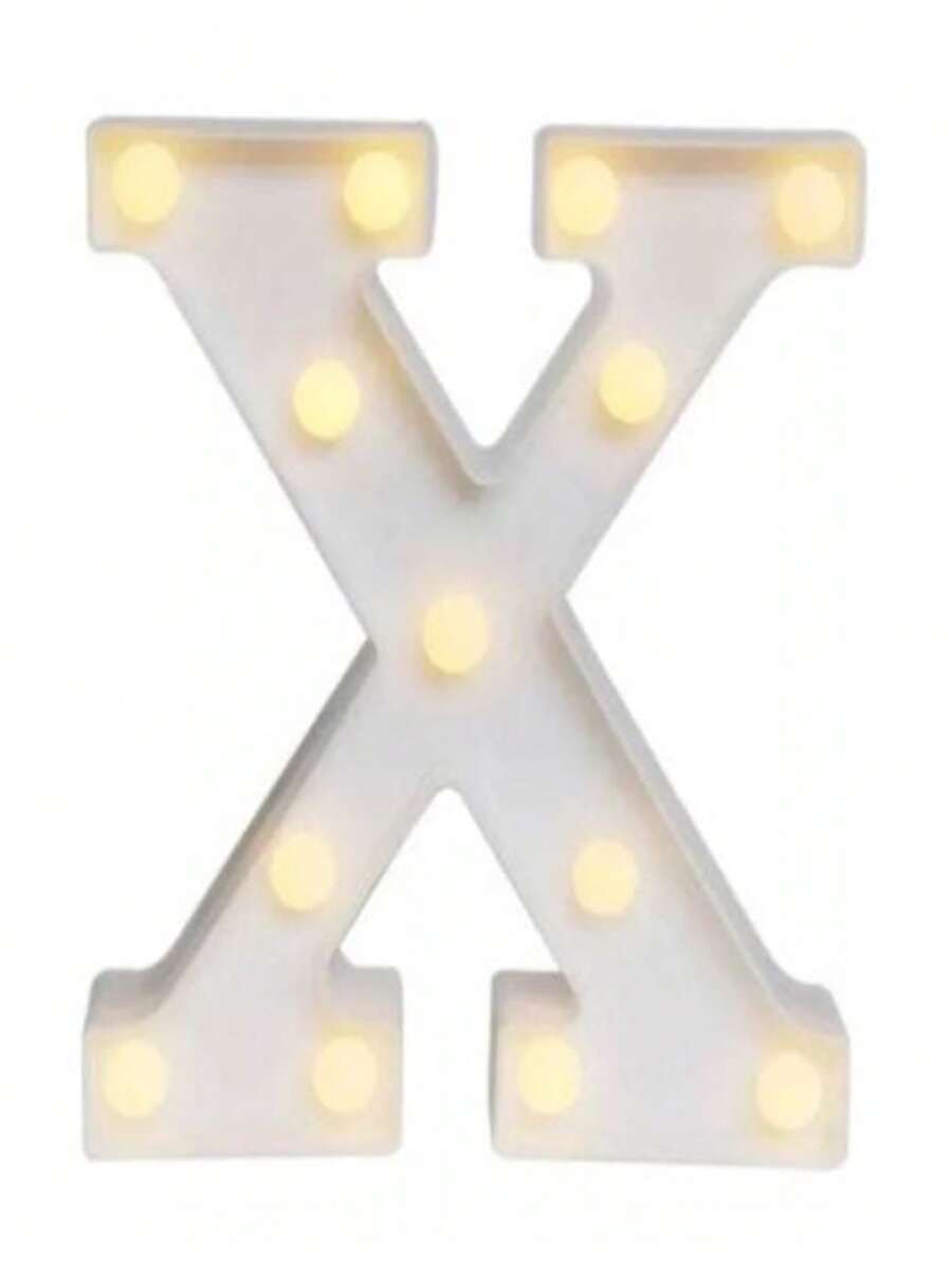 Luminous Letters Illuminated LED Lights Night Light - X - View 1