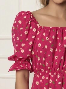 Women Dresses - Hot Pink - View 5