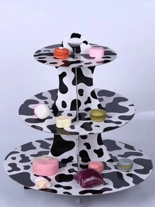 Animal Themed Cow Cake Stand - Multicolor - View 3