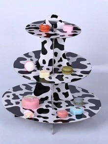 Animal Themed Cow Cake Stand - Multicolor - View 4