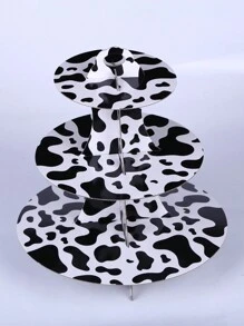 Animal Themed Cow Cake Stand - Multicolor - View 1