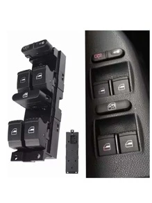 Window Switch Door Master Control Elevator Button Panel Compatible With Vw. Vmingo - Black - View 2