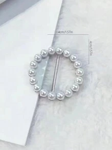 1入組金屬夾緊式襯衫下擺夾,適用於t恤,圍巾裝飾