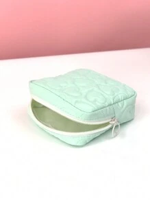 女孩衛生條收納袋女式化妝包零錢包化妝包衛生條收納袋 - 薄荷綠 - 查看 3