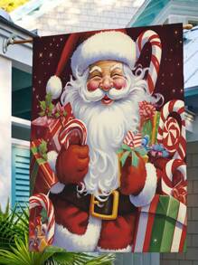 Christmas Series Pattern Digital Printing Garden Flag 1pc - color - View 3