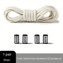 1 Pair 100cm/39.4in Elastic No Tie Shoelaces Suitable For All Adults - Multicolor - View 10