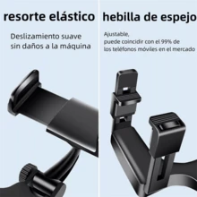 Soporte Para Celular Para Coche Estable Antichoque 360 Grado - Negro - Ver 2