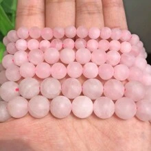 Natural Stone Round Matte Howlite Tiger Eye Turquoise Fashion Loose Spacer Beads for Jewelry Making DIY Bracelets Necklace for Women