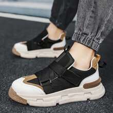 Men's Fashion Casual Shoes With , Breathable, Non-slip, Sporty Patchwork Design