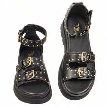 Women Heeled Sandals - màu đen - Xem 3