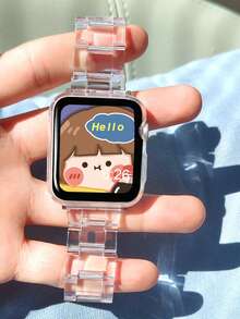 1 件清仓时尚透明亚克力表带兼容 表带 42 毫米 40 毫米 44 毫米 38 毫米 Link 智能手链 Series 8 7 6 5 4 SE 41 毫米 45 毫米 - 無色 - 查看 1