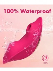 Mini Clitoris Sucker Vibrador de succión de clítoris portátil femenino, para mujeres Control remoto de aplicación con bragas sexy Estimulador de clítoris, Vibrador 2 en 1 9 modos de vibración y 9 de succión para juguetes sexuales Placer para adultos, Bienestar sexual-Rojo
