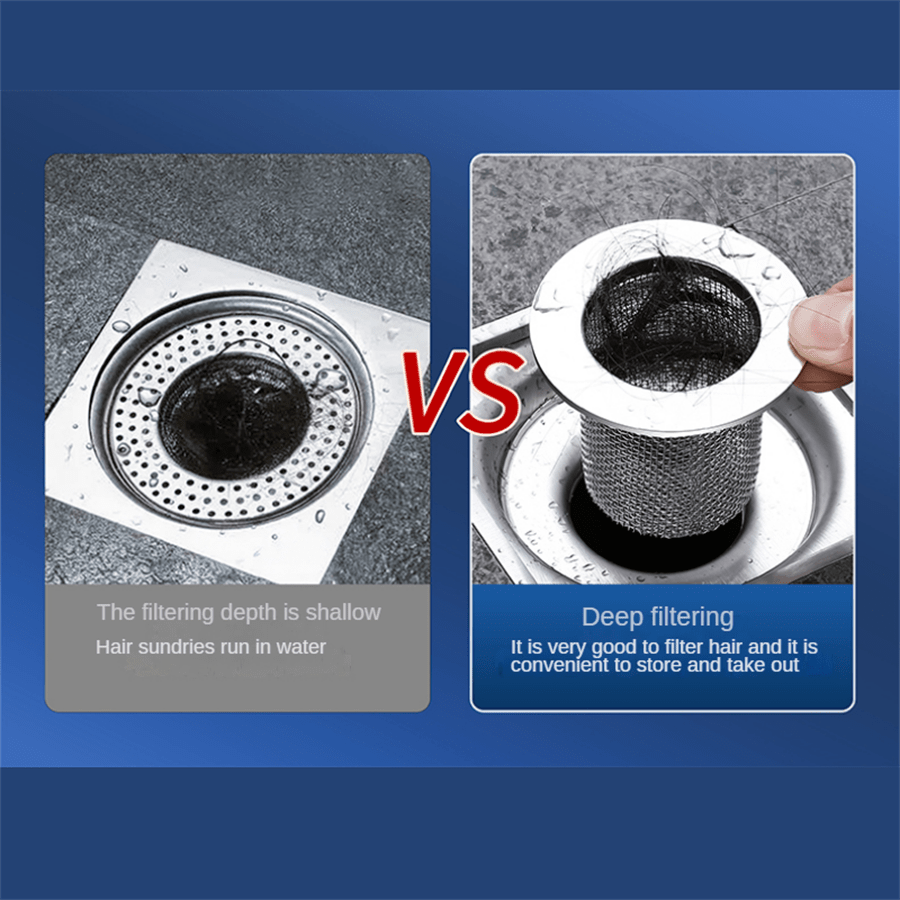Stainless Steel Universal Bathroom Drain Filter Basket For Sink, Wash Basin, Hair Filter, Insect ...