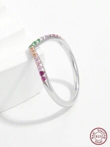 Vaerine Nhẫn đơn đẹp - Bạc - Xem 3